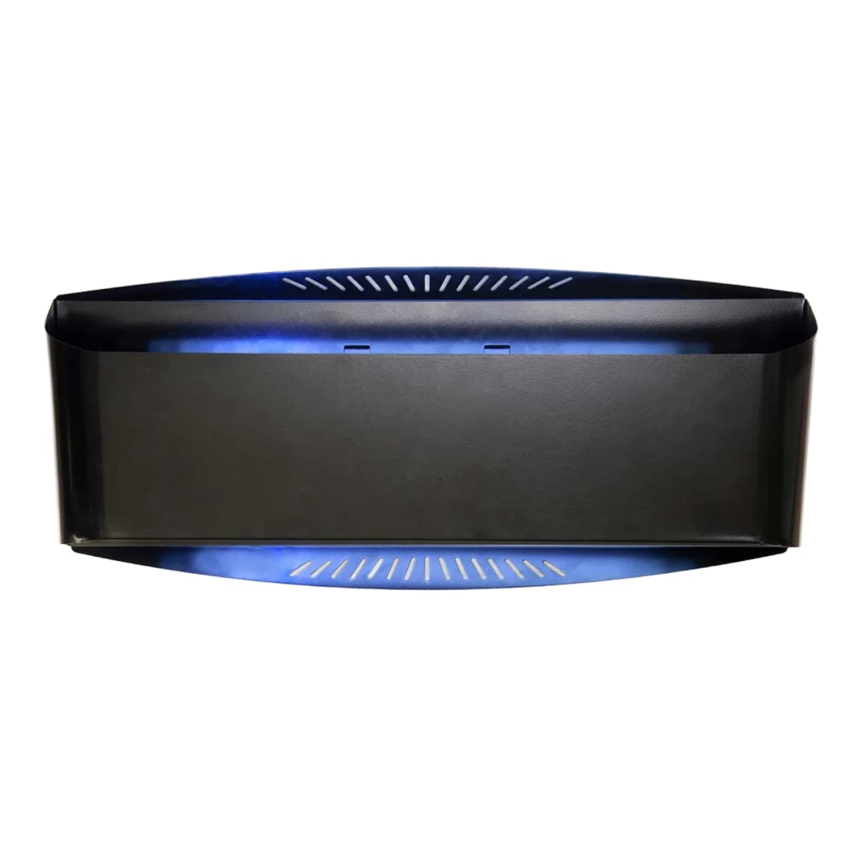 Gardner iFly-Accent FL-30BLS black wall-mount insect light trap with UV glow visible through top and bottom vents