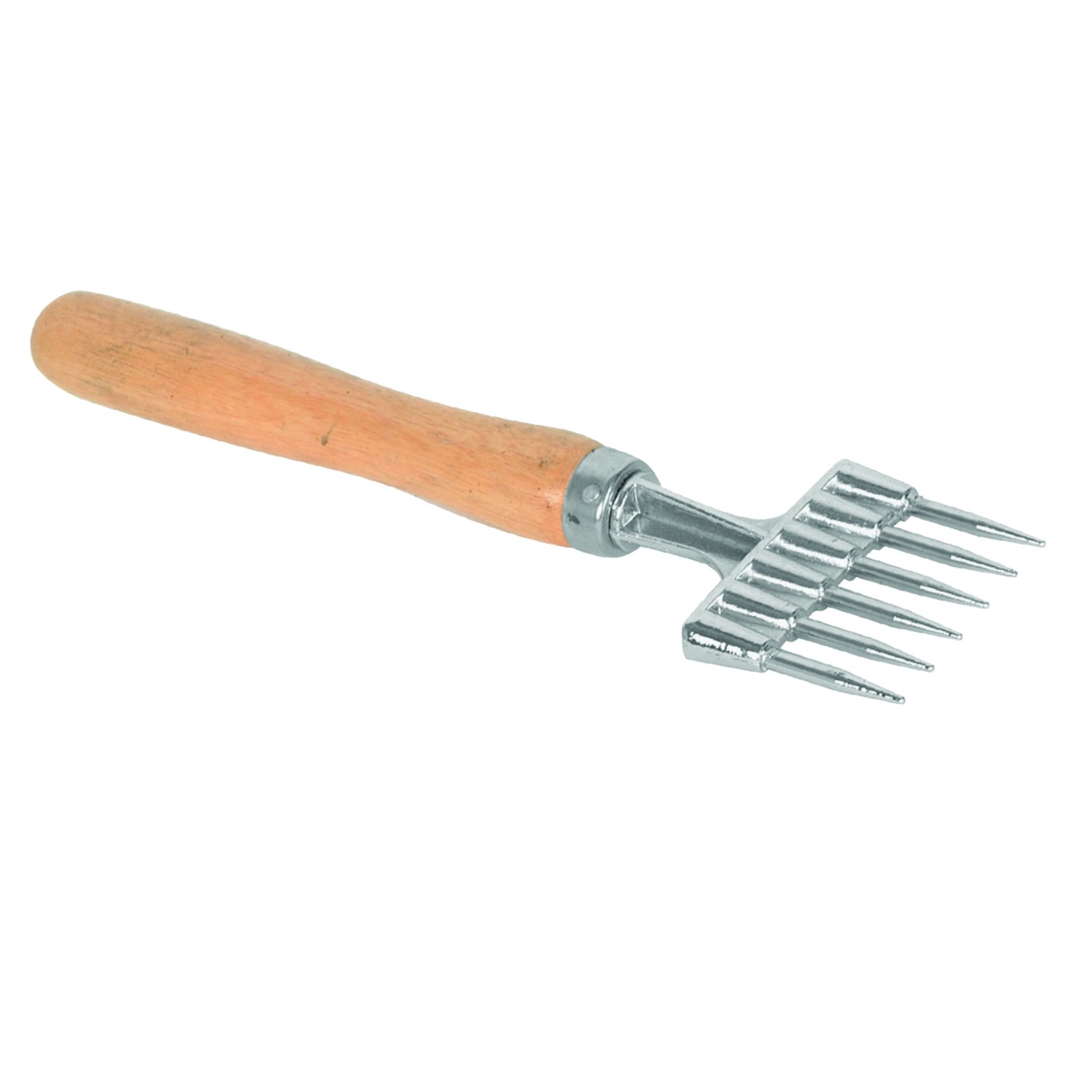 Thunder Group IRCP008 6-prong ice chipper with hardwood handle and carbon steel head