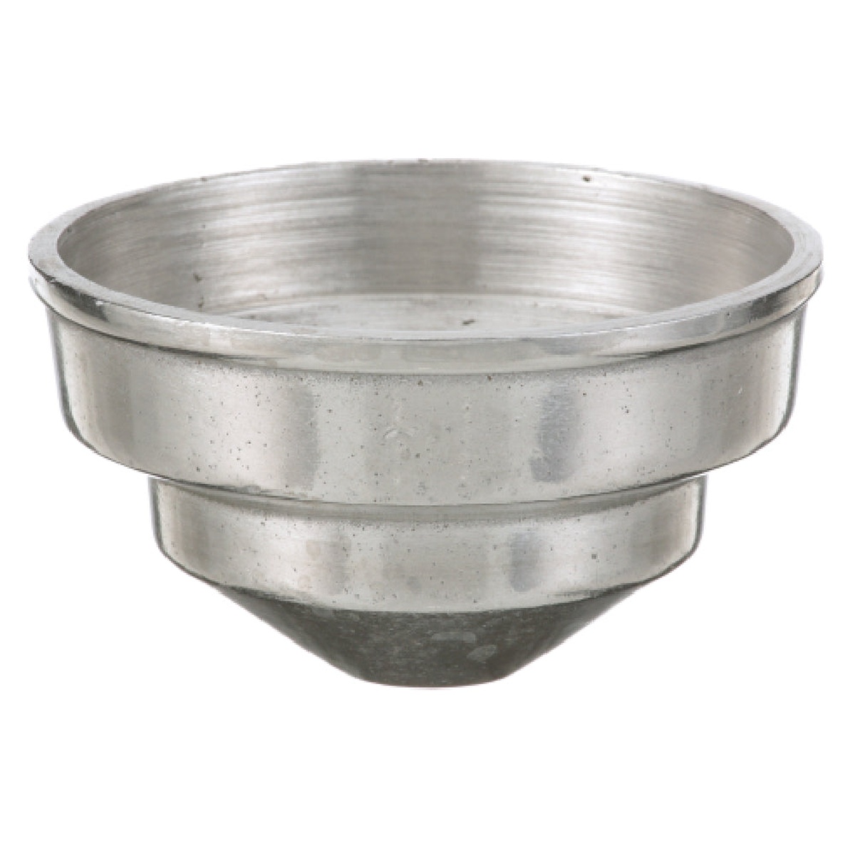 Ra Chand J210B metal cup juicer replacement component with conical bottom, shown on white background