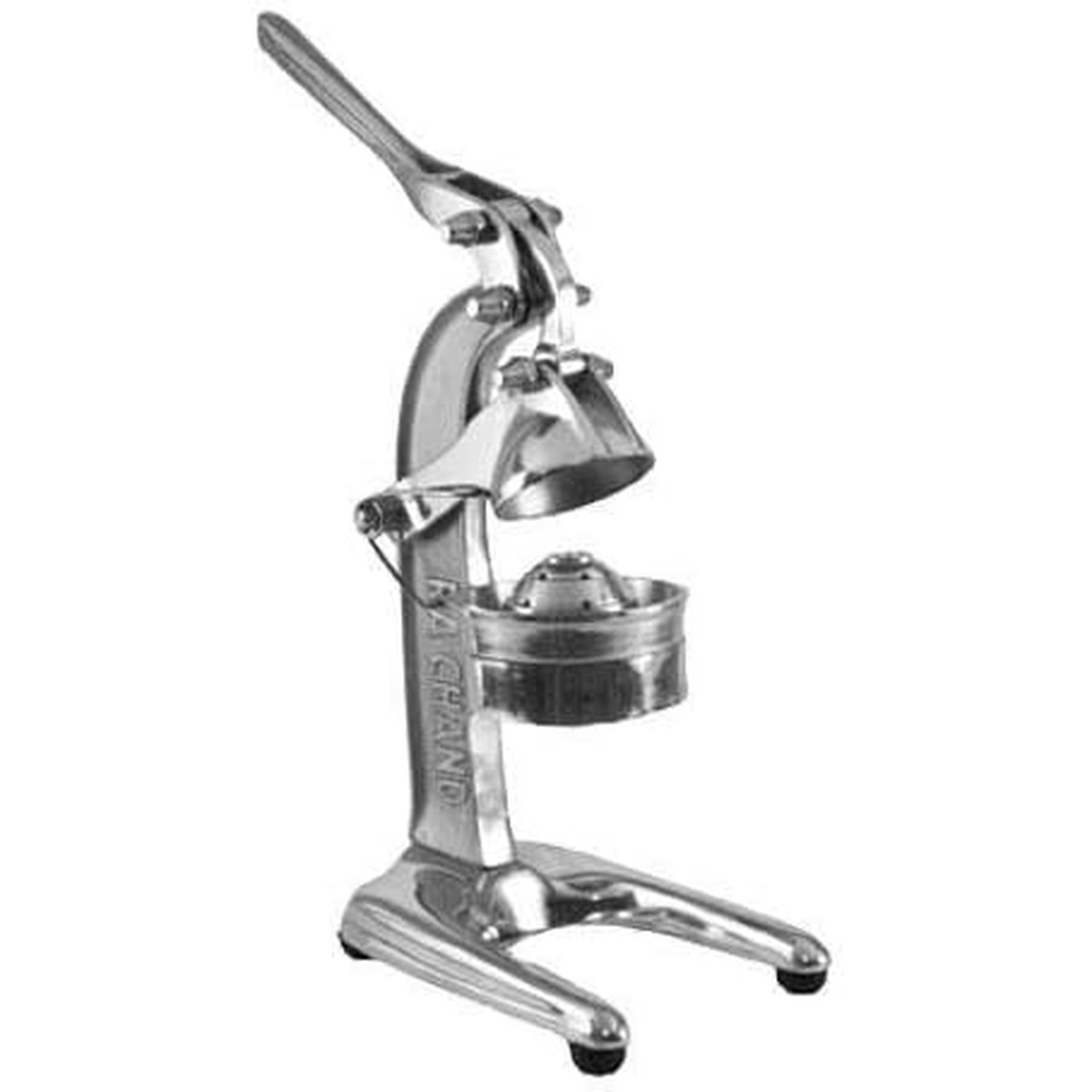 Ra Chand J210 silver all-metal manual lever press citrus juicer