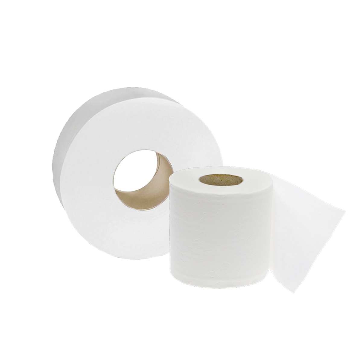 Empress JT 129100 9-inch 2-ply jumbo bath tissue rolls in white