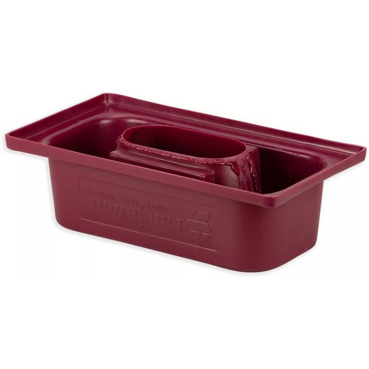 Interior bottom view of KatchAll KA1951RD showing enclosed magnetic bar housing inside the burgundy lid