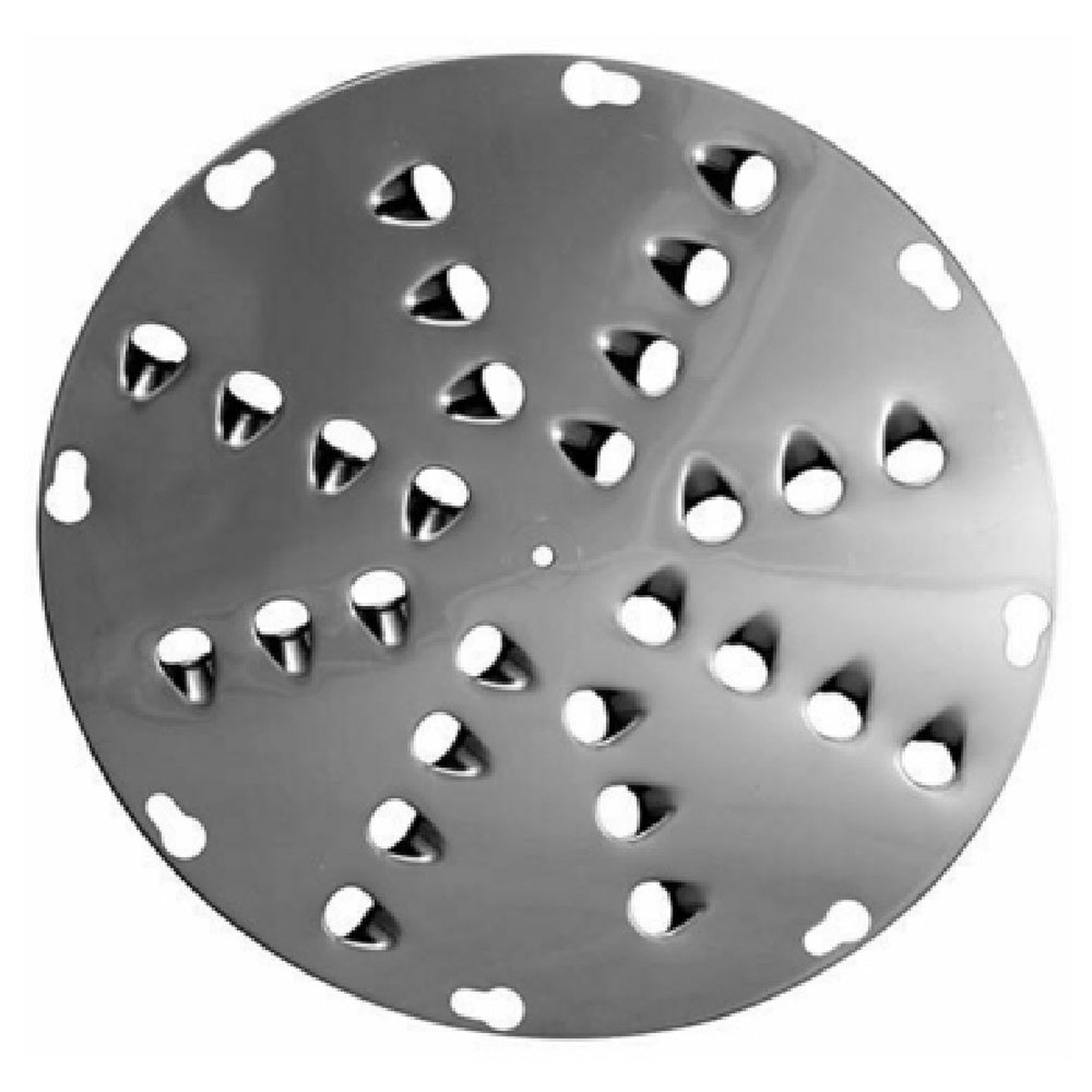 Alfa International KD-1/2 stainless steel shredding disc with 1/2 inch perforations