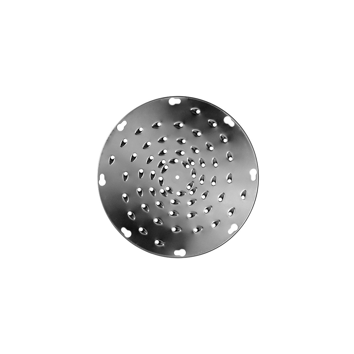 Alfa International KD-1/4 stainless steel shredding and grating disc with 1/4 inch holes