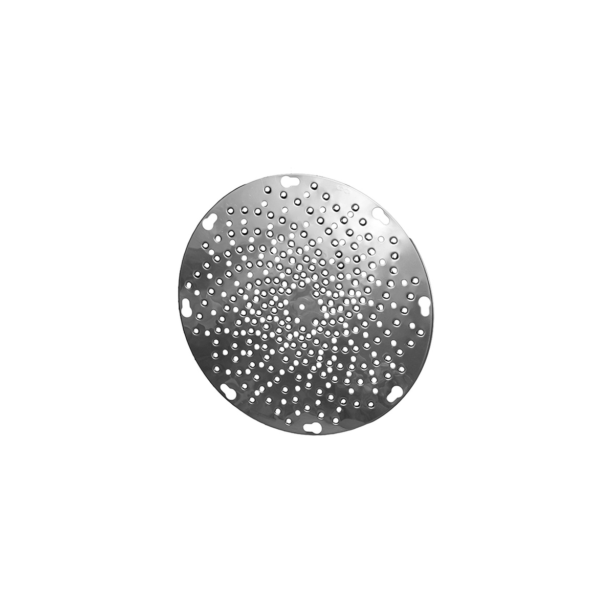 Alfa International KD-GD stainless steel grating disc with perforated holes for hard cheese and vegetables