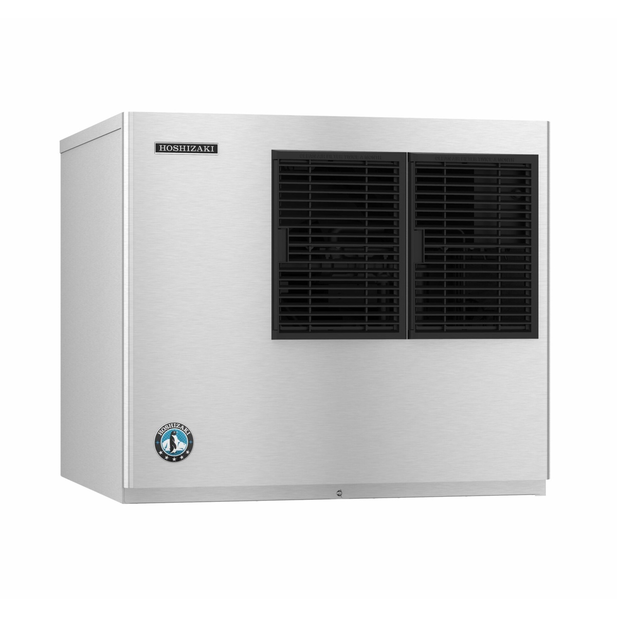 Hoshizaki KML-700MAJ air-cooled ice machine head with stainless steel finish
