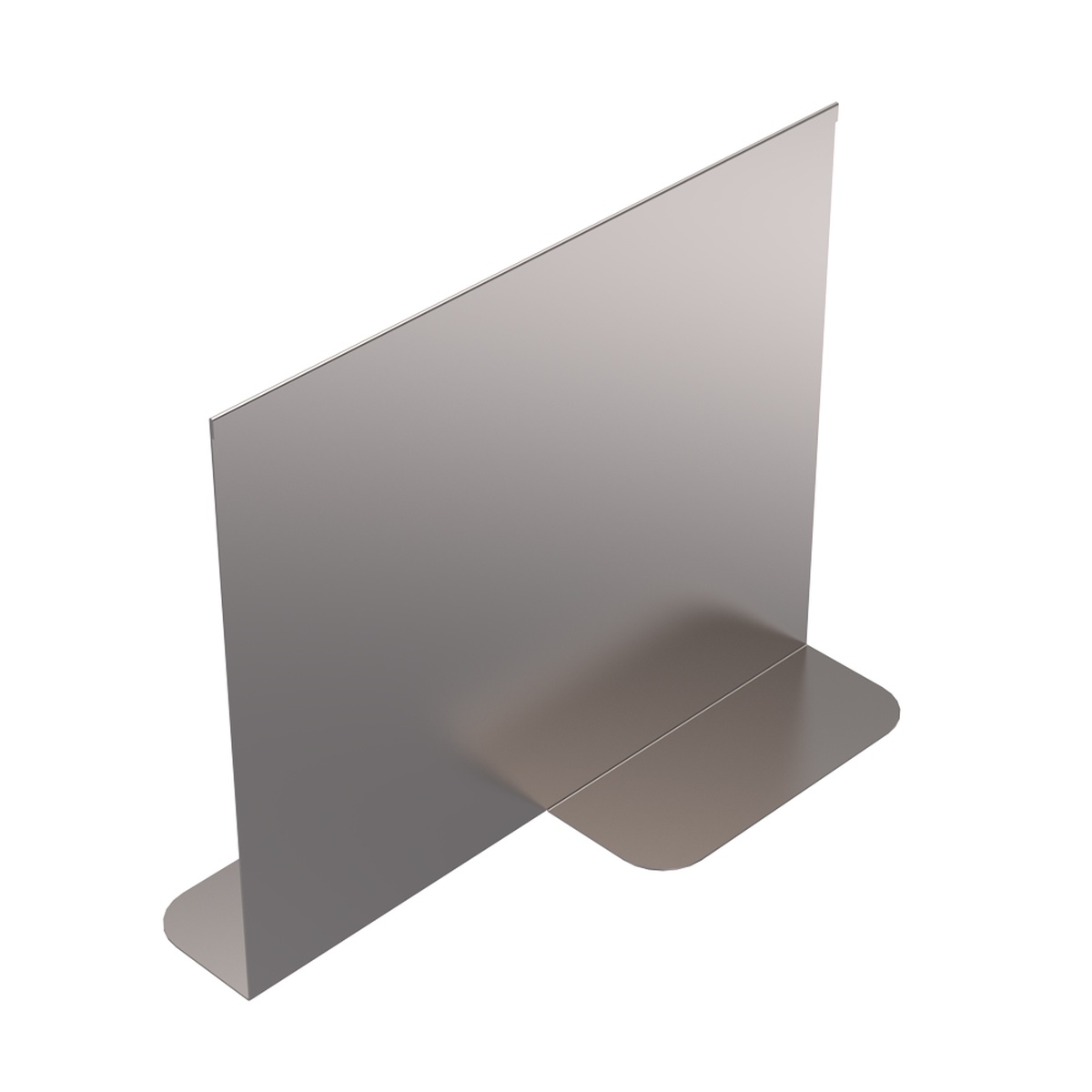Krowne KR-103 stainless steel ice bin divider with bottom stabilizing tabs