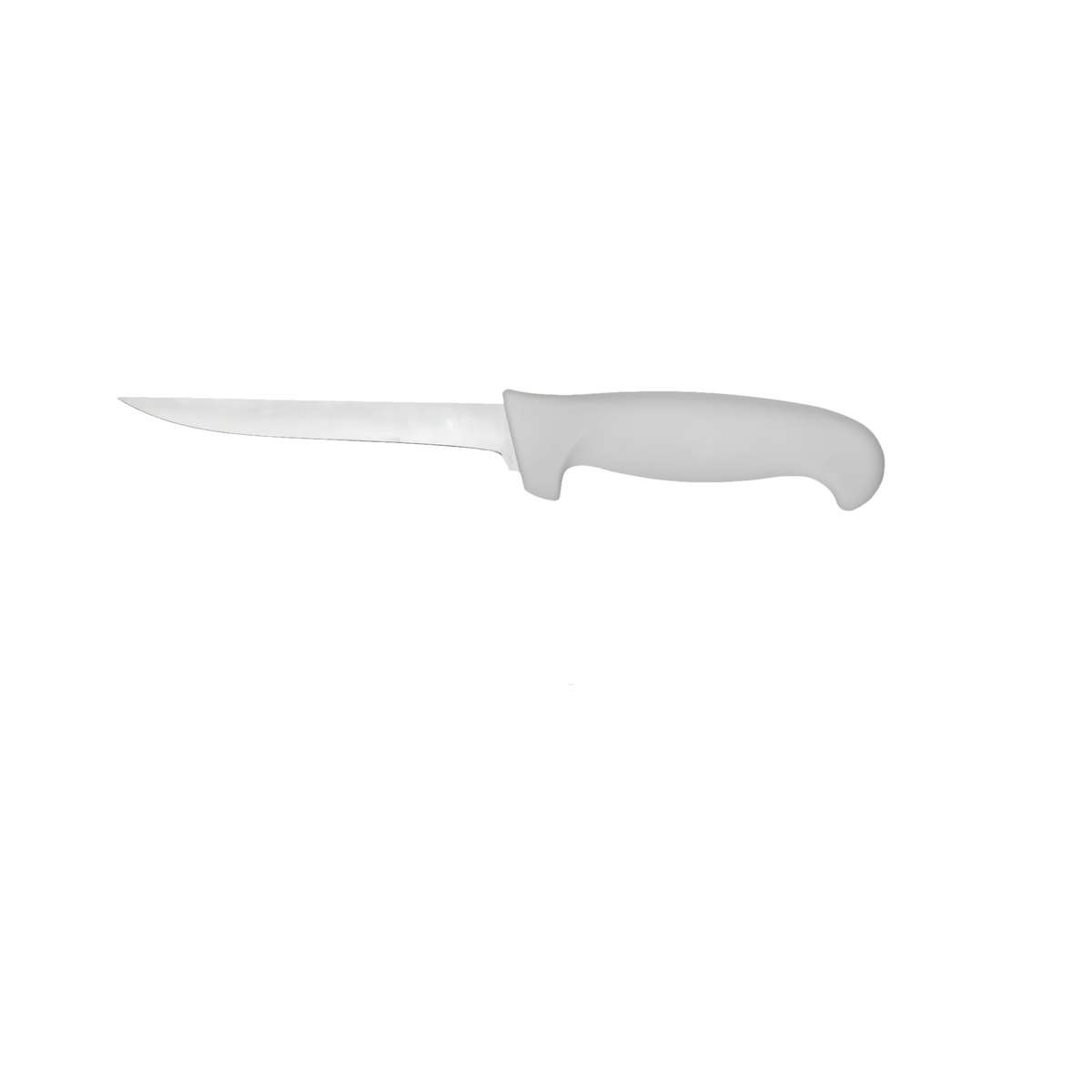 Cresco Resco 6 inch stiff narrow boning knife with white handle