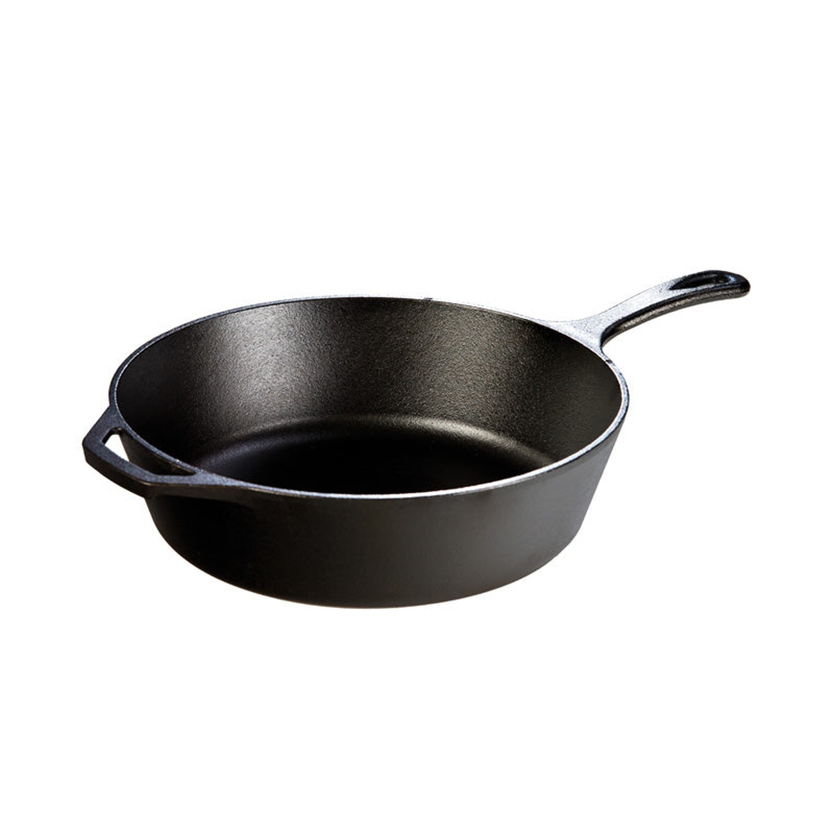 Lodge 12 inch Deep Cast Iron Skillet with assist handle