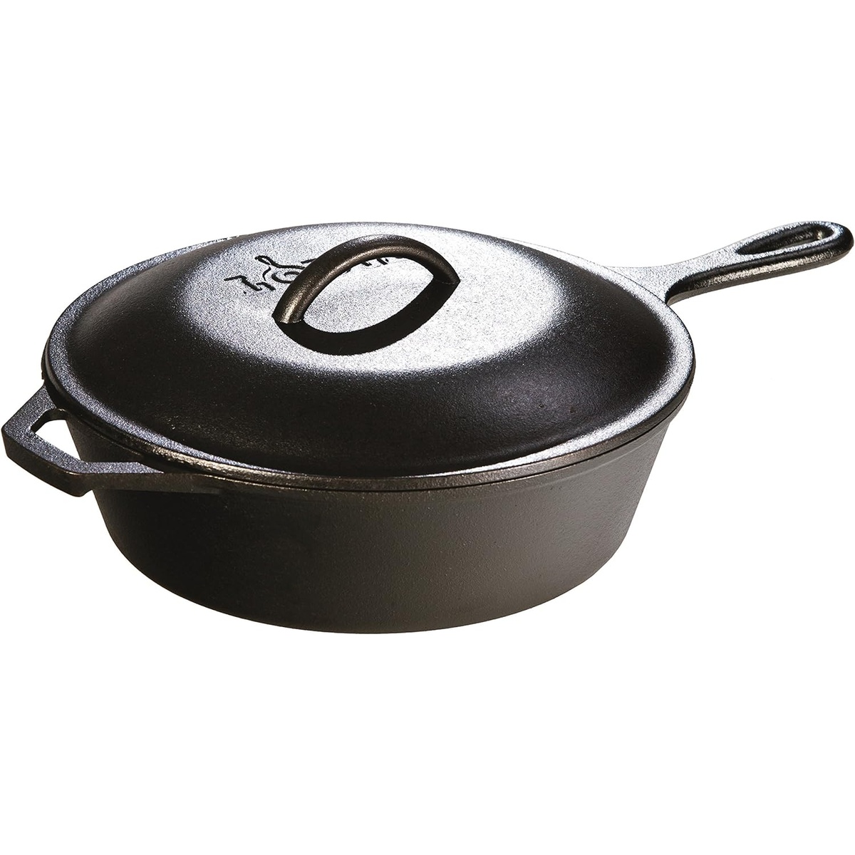 Lodge 8 inch cast iron lid fitted perfectly on a cast iron skillet