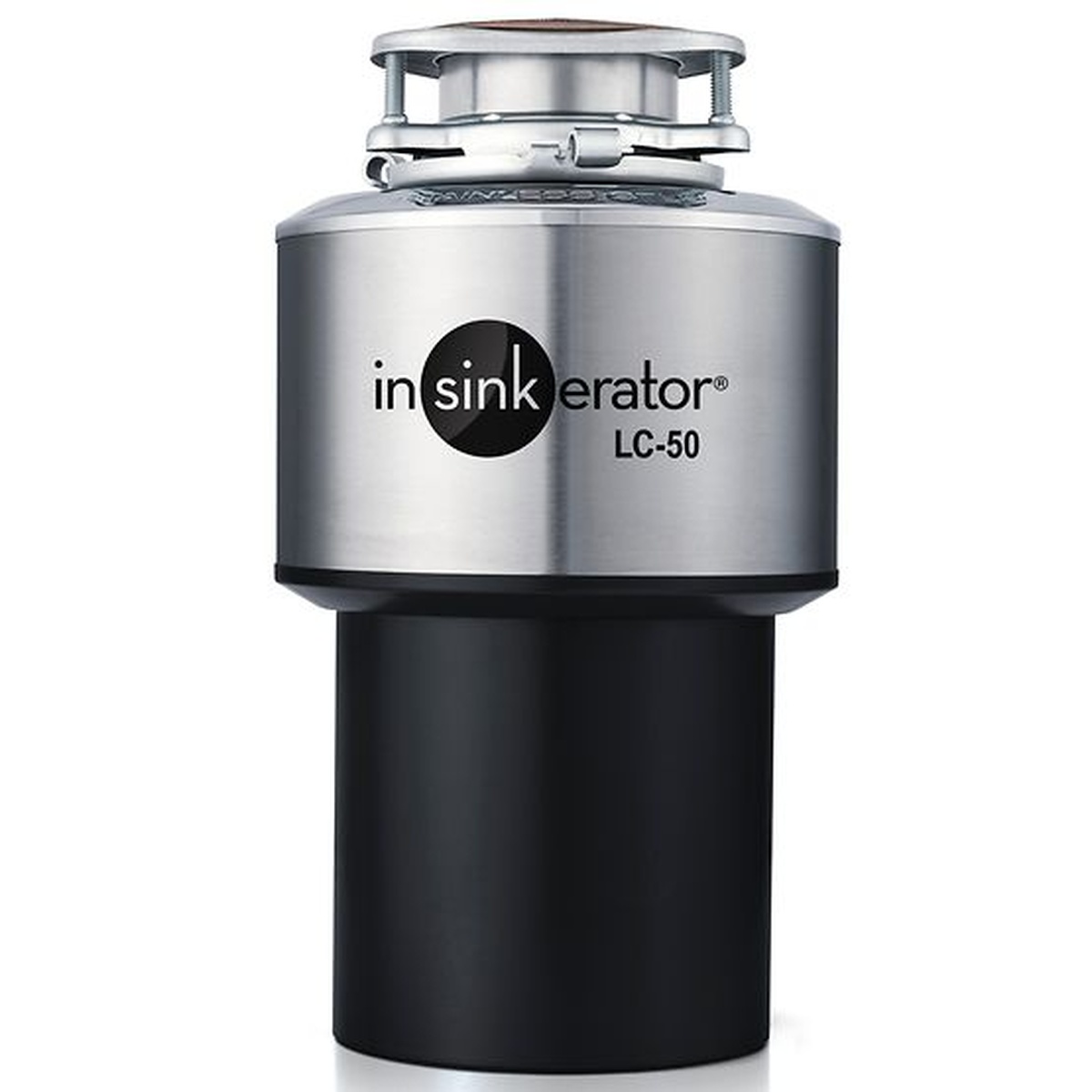 InSinkErator LC-50 light capacity foodservice disposer with stainless steel body and chrome top mount