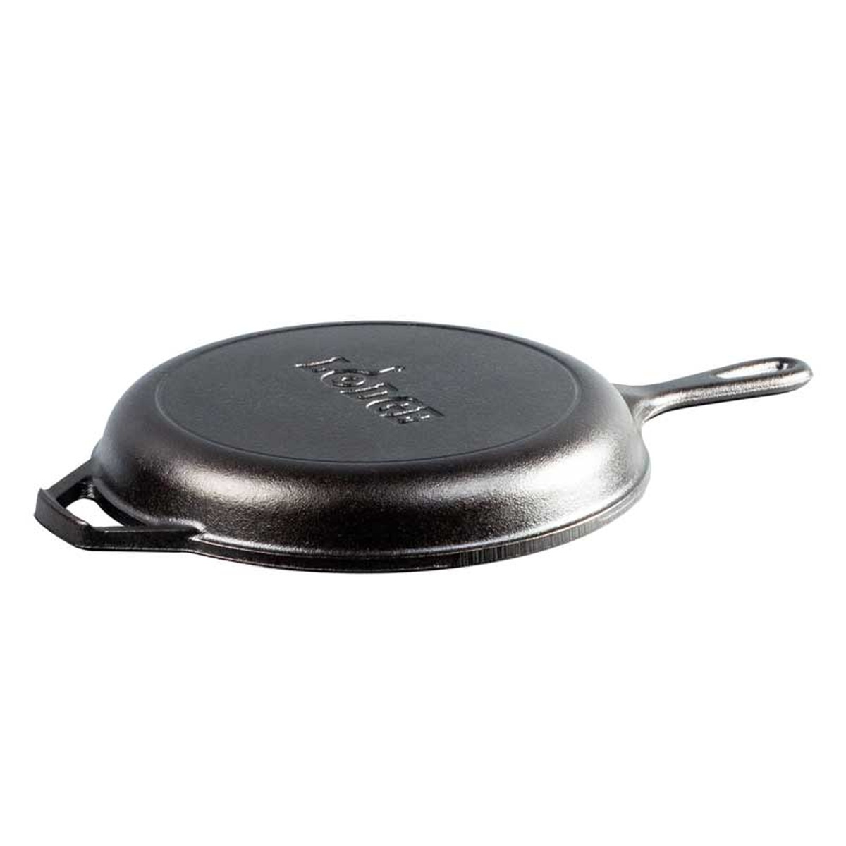 Bottom view of Lodge cast iron lid