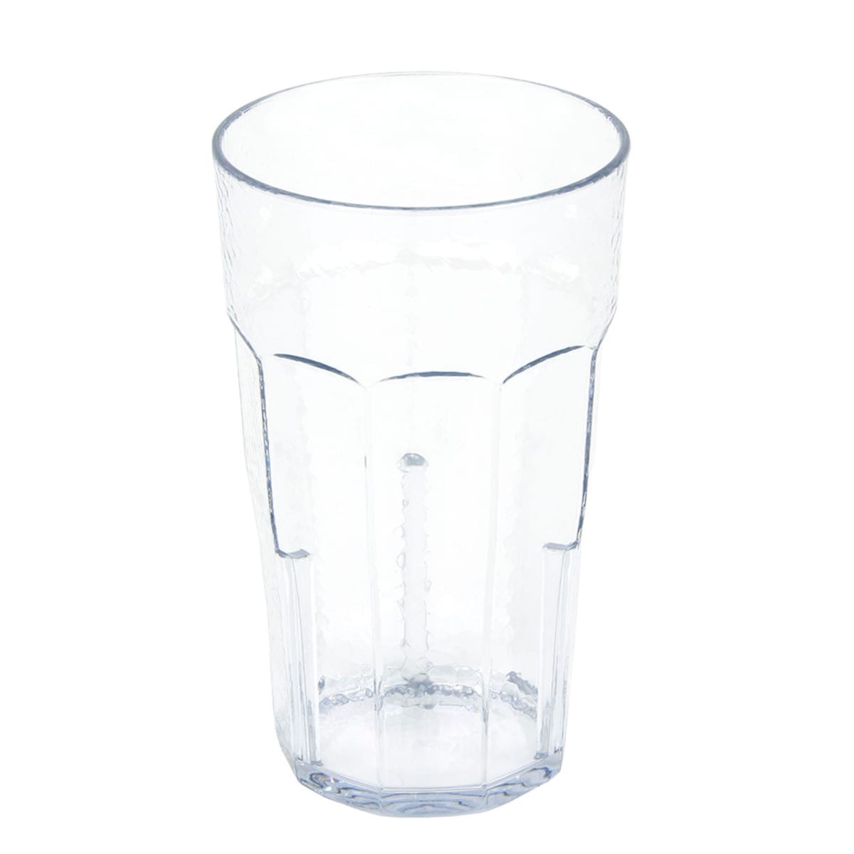 Cambro LT22152 Laguna 22 oz clear SAN plastic tumbler, full view on white background