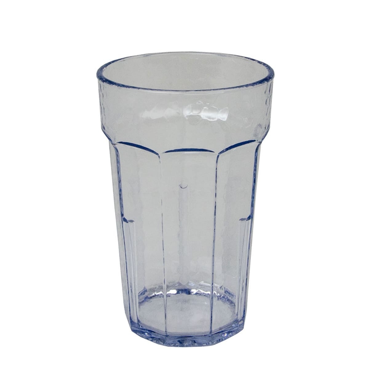 Cambro LT8152 Laguna 8 oz clear hammered SAN plastic tumbler