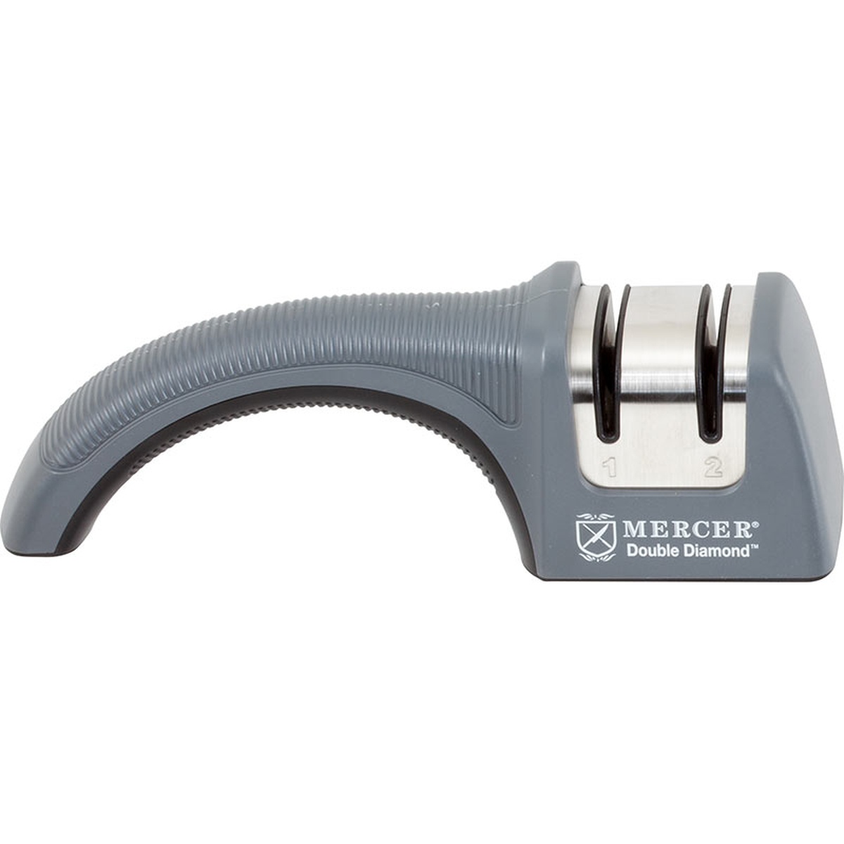 Mercer Culinary Double Diamond Manual Knife Sharpener in gray