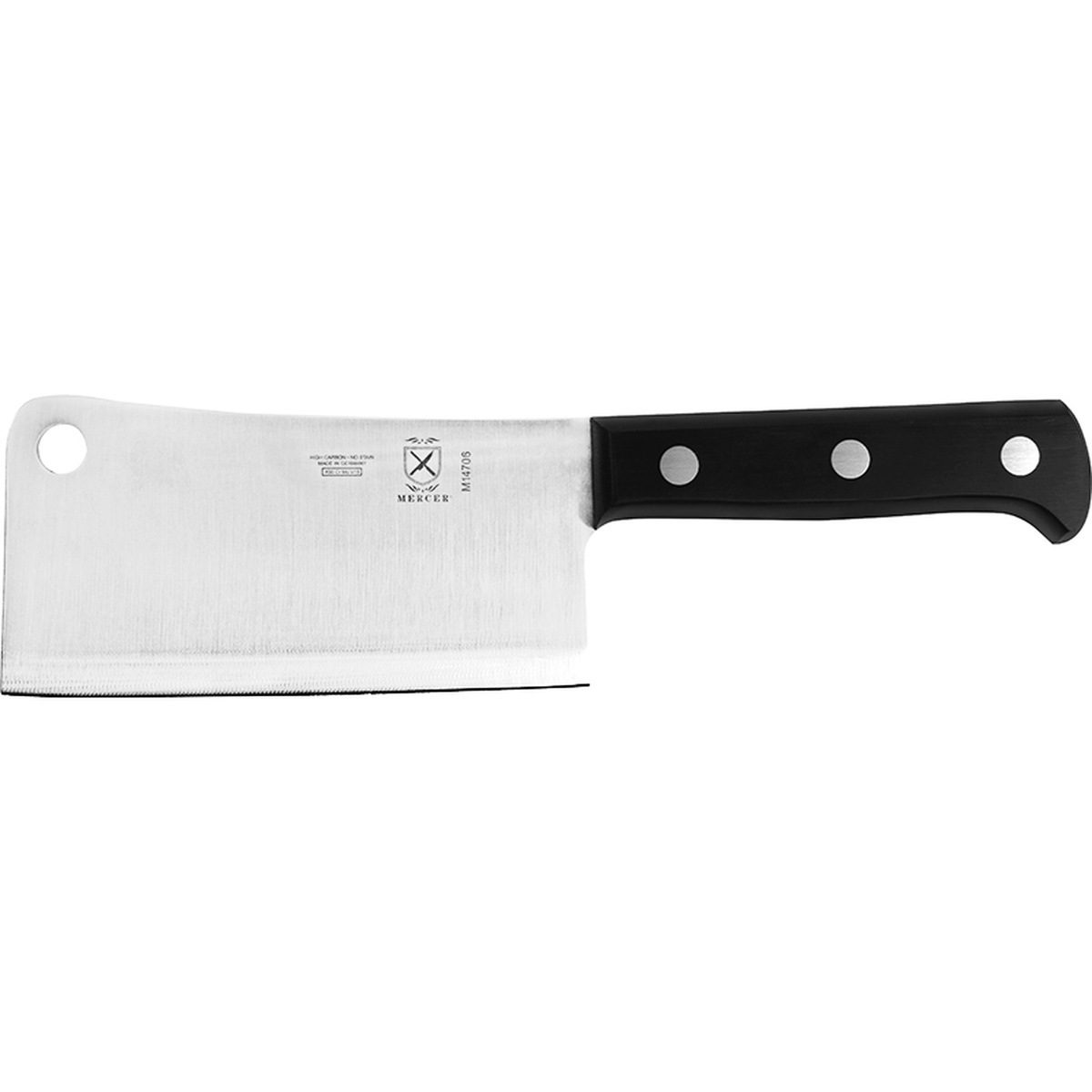 Mercer Culinary 6 inch Kitchen Cleaver with black handle