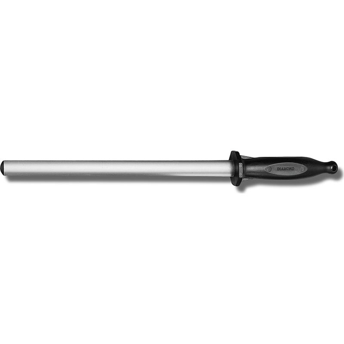 Mercer Culinary 12 inch Diamond Sharpening Steel with black handle