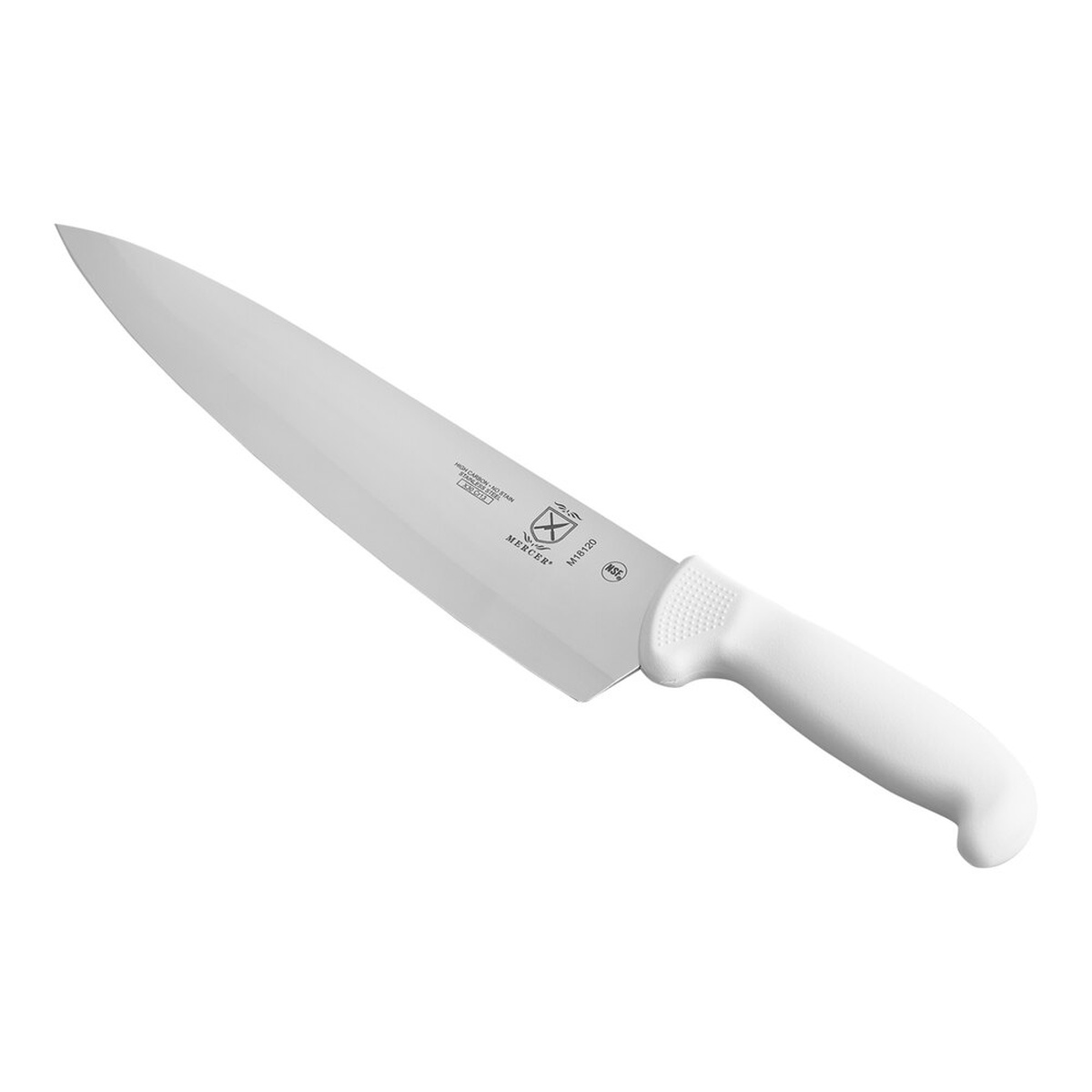 Mercer Culinary Ultimate White 10 inch Chef Knife with white handle