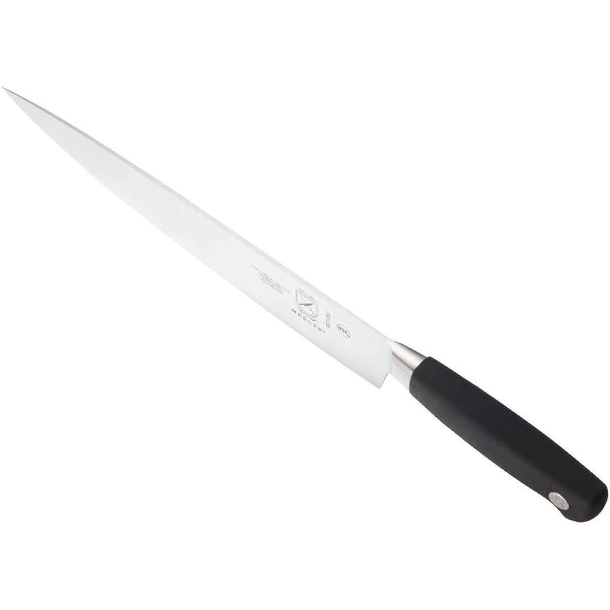 Angled view of Mercer Genesis Chef Knife