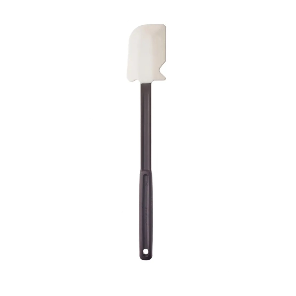 Mercer Culinary Hell's Tools 16 inch Scraper with white silicone blade and dark handle