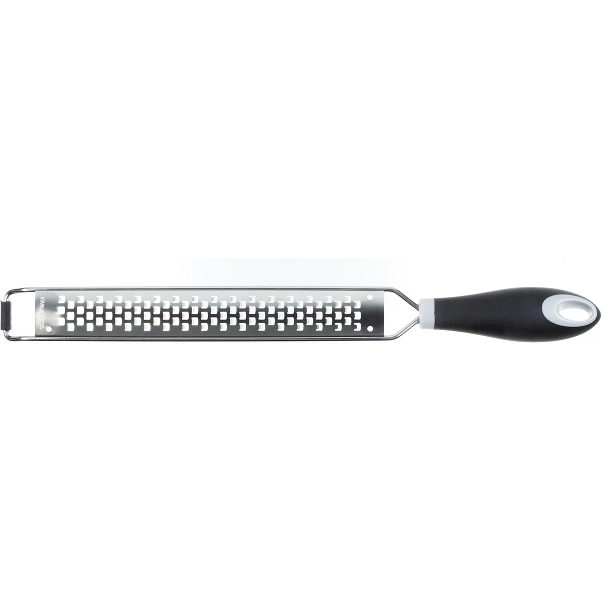 Horizontal view of the MercerGrates narrow coarse grater