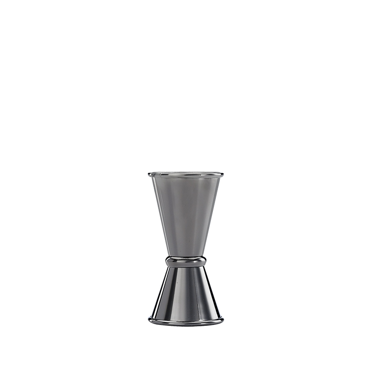 Barfly M37000BK Gun Metal Black Japanese Style Jigger, full product view