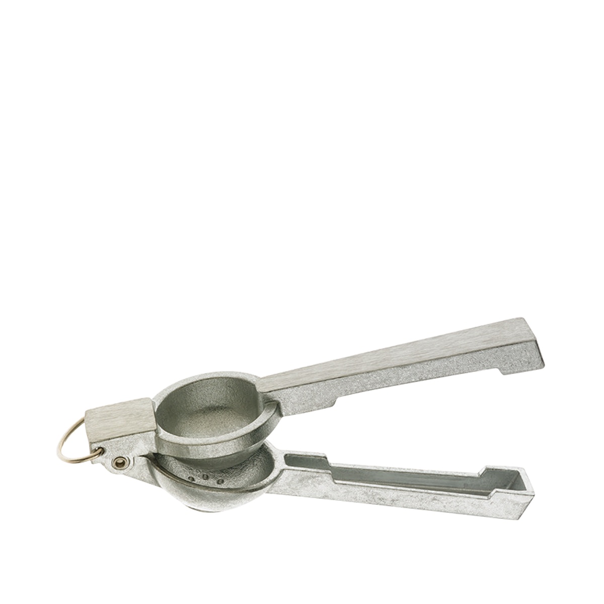 Barfly M37023 cast aluminum citrus juicer shown in full from the side on a white background