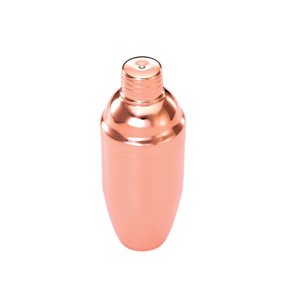 Barfly M37039CP 3-piece Japanese style cocktail shaker fully assembled in copper-plated finish