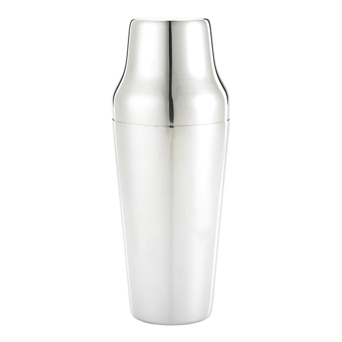 Mercer Barfly M37085 Parisienne 2-piece stainless steel cocktail shaker set on white background