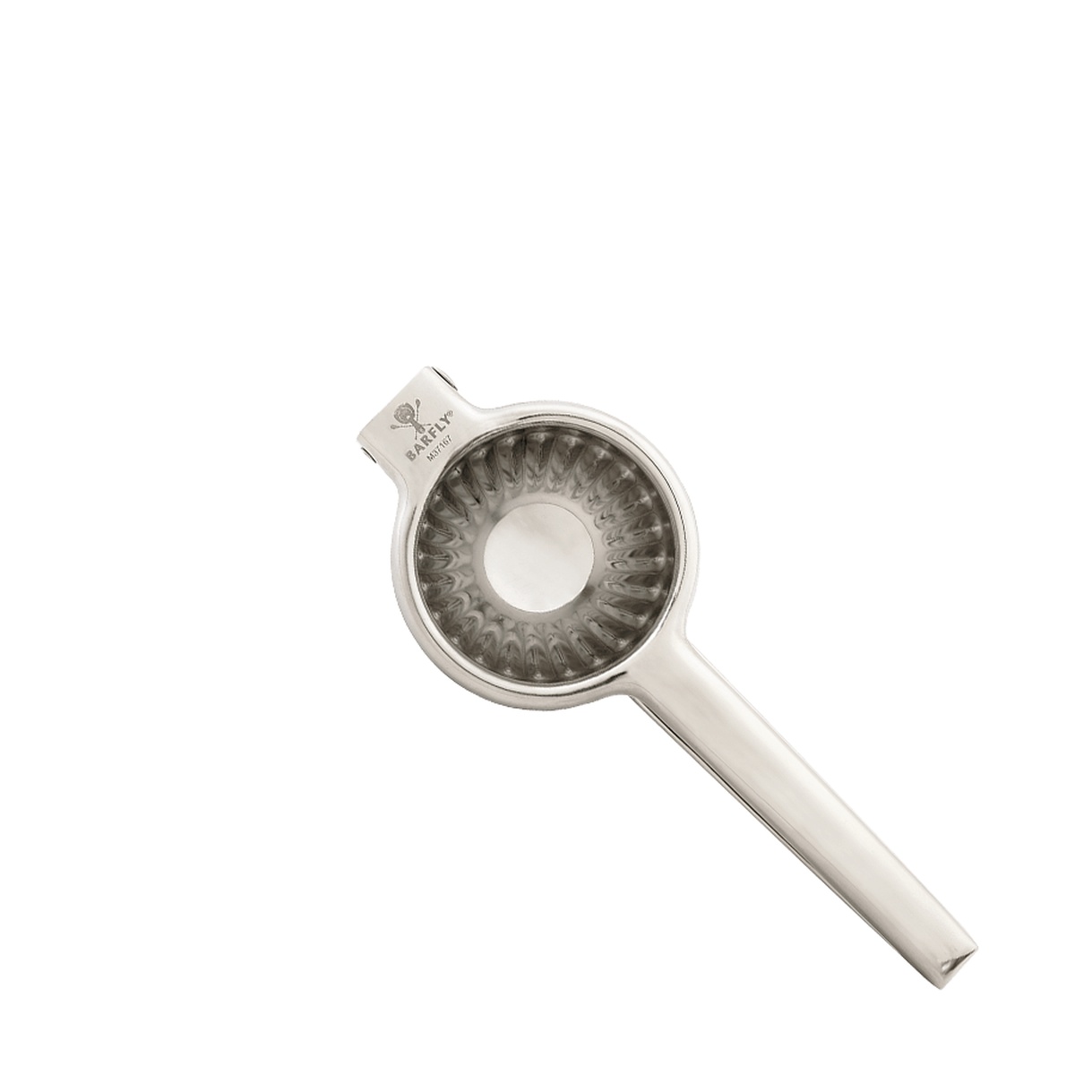 Barfly Deluxe Juicer M37167 single-piece view showing the ribbed bowl and flat handle