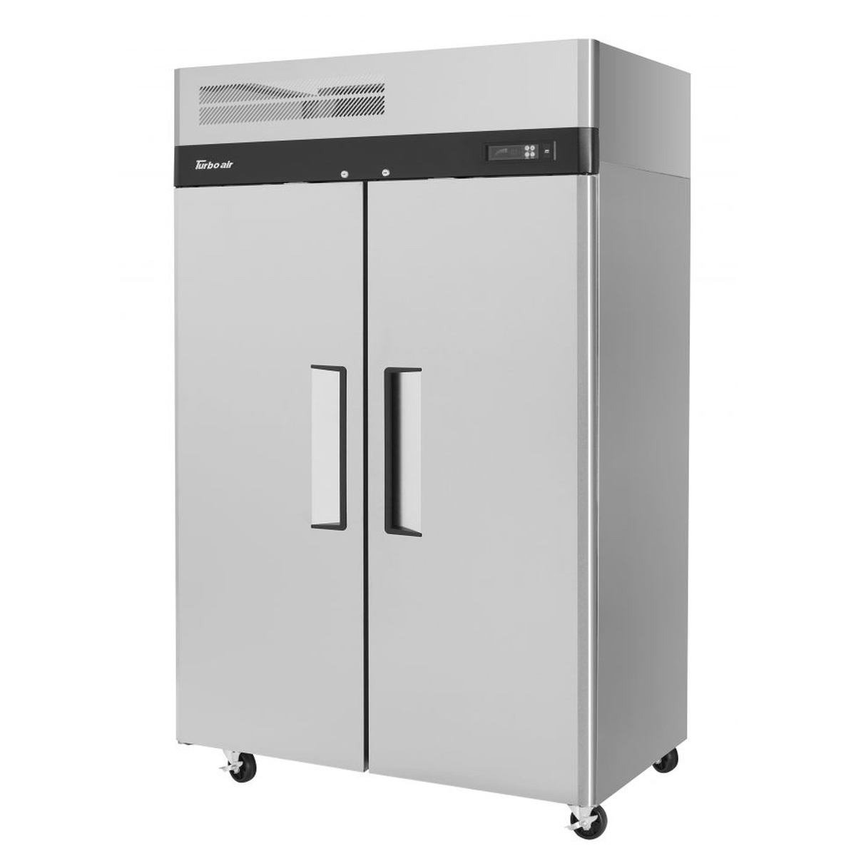 Turbo Air M3F47-2-N two door reach-in solid door freezer, front view