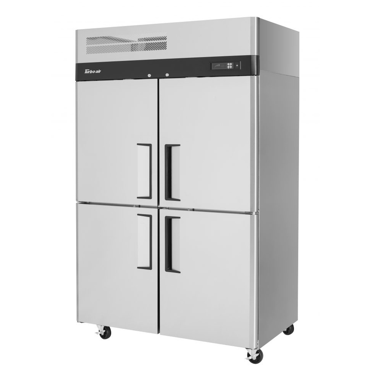 Turbo Air M3F47-4-N solid half door reach-in freezer exterior