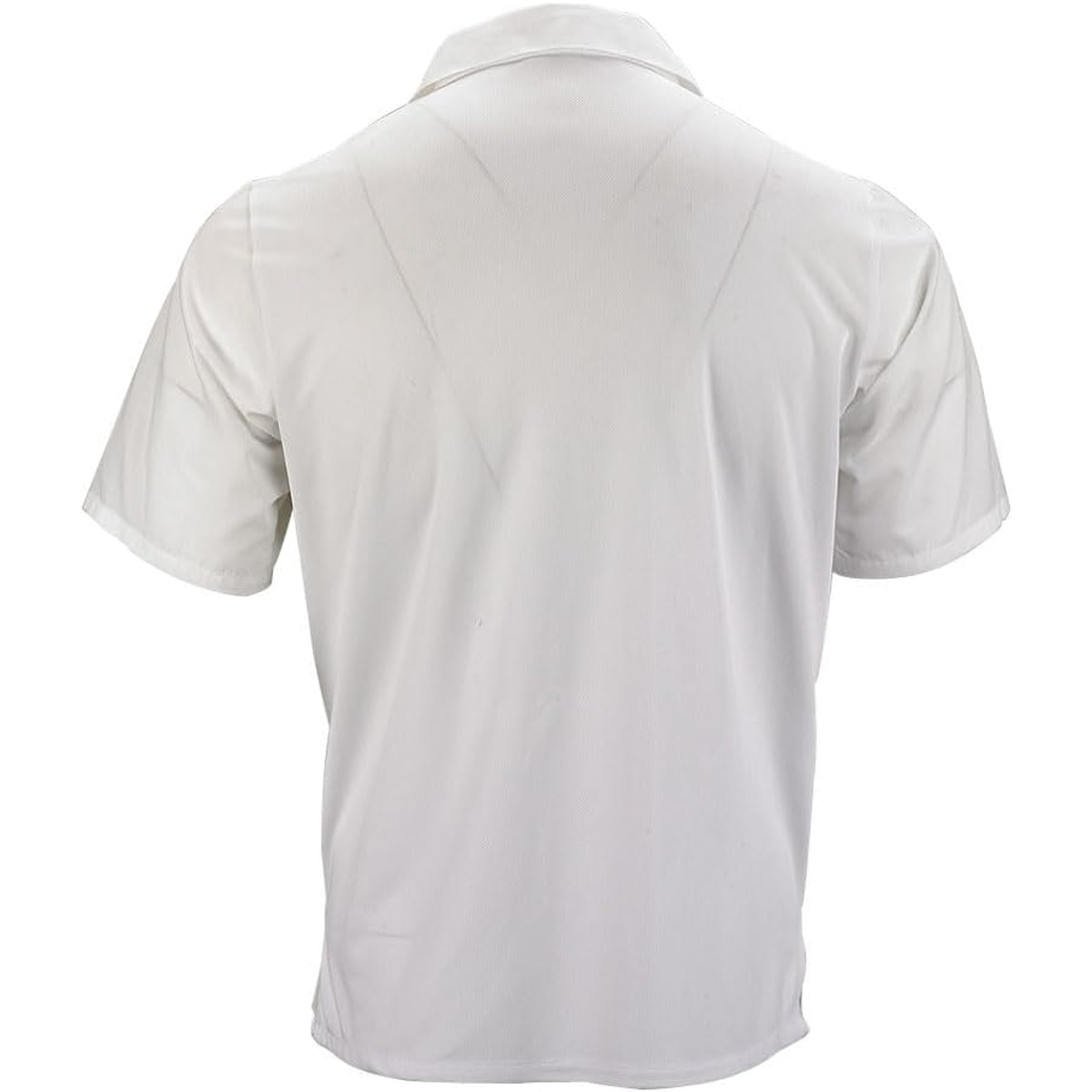 Mercer Culinary white cook shirt back view revealing full high-performance moisture-wicking mesh panel