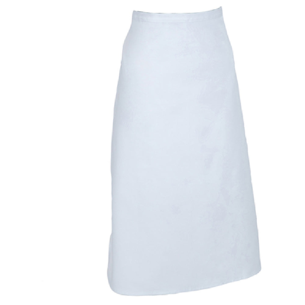 Mercer Culinary M61130WH white waist apron, 33 inch by 29 inch, 2-sided bistro style