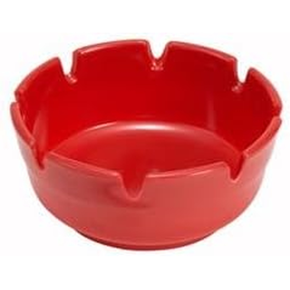 Winco MAS-4R 4-inch round red Bakelite ashtray