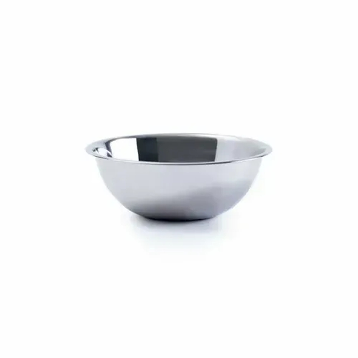 Libertyware MB03 3-quart stainless steel mixing bowl, polished finish, plain white background