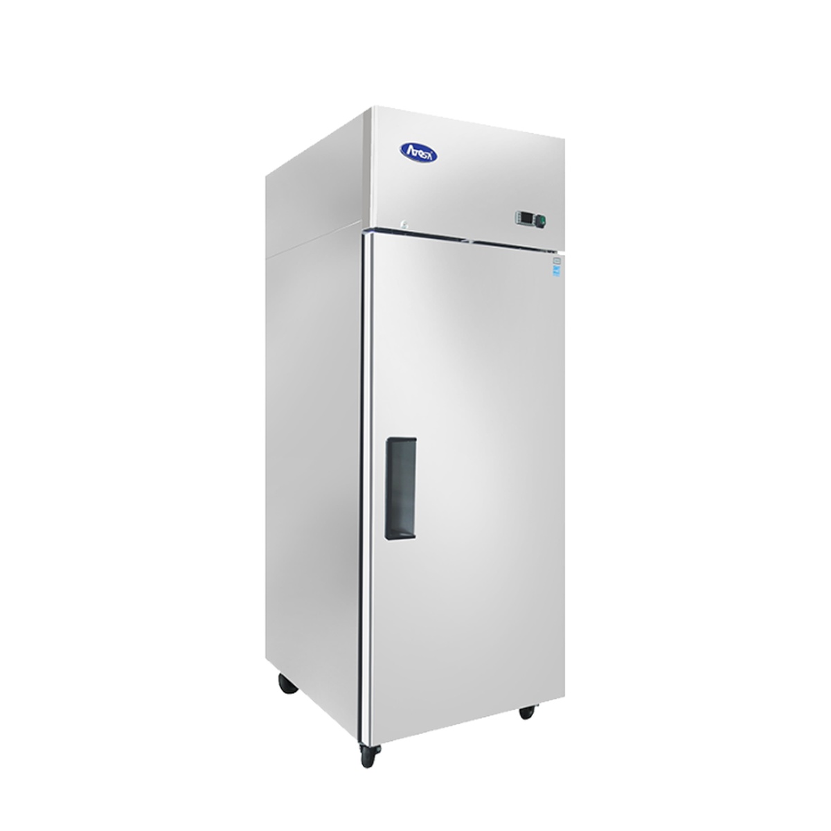 Atosa MBF8001GR reach-in freezer angled exterior view