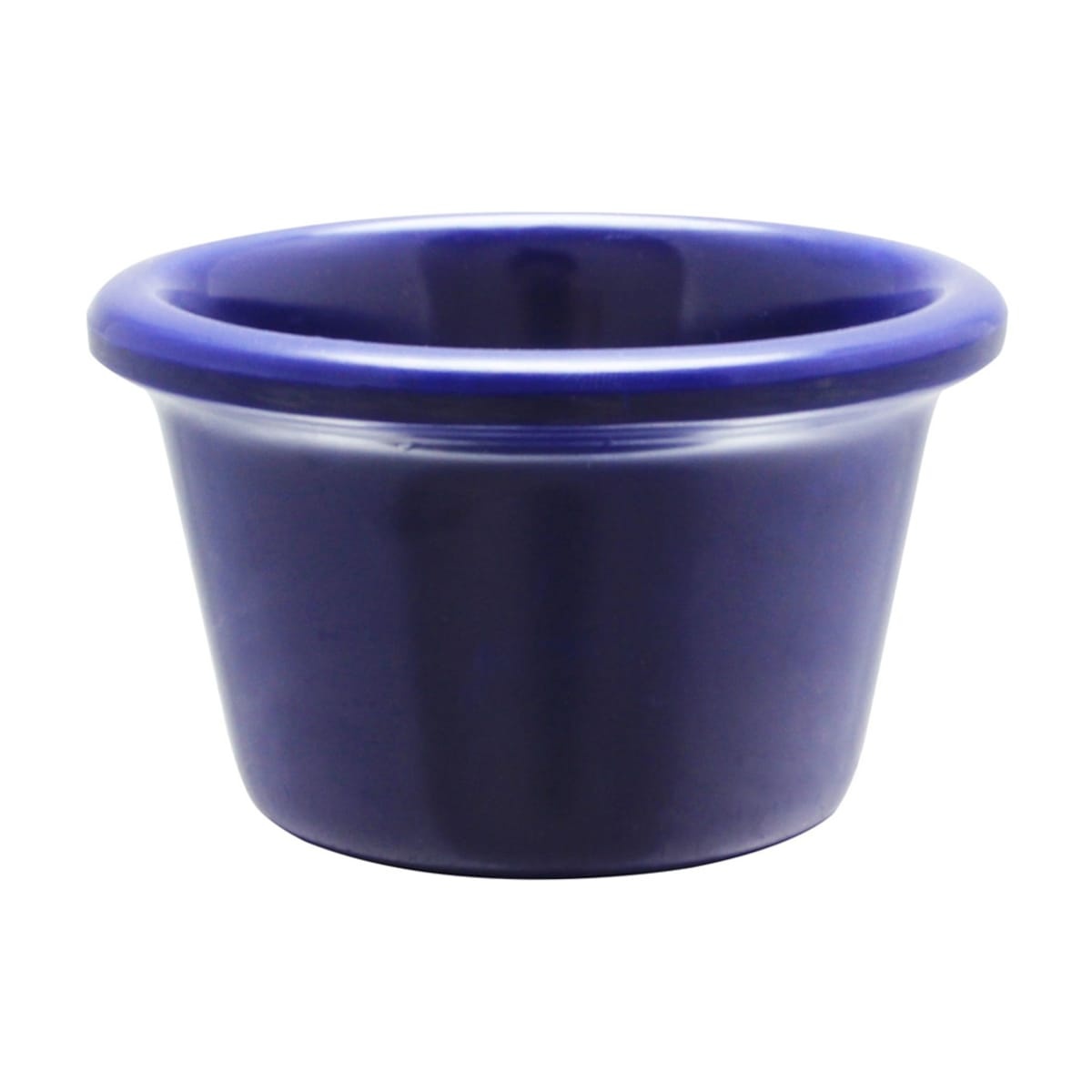Thunder Group ML535CB1 cobalt blue smooth melamine ramekin, 1-3/4 oz capacity
