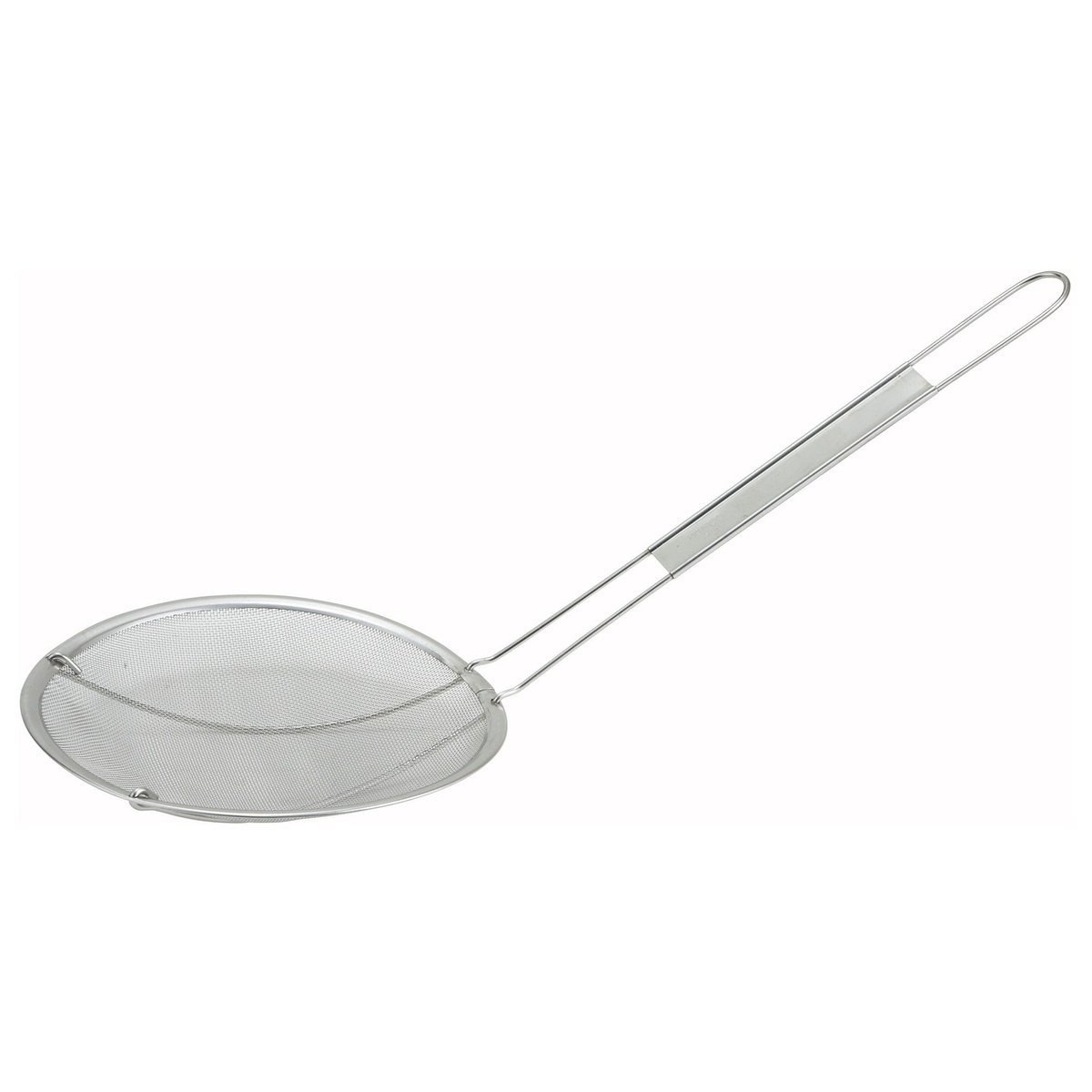 Winco MSS-6F 6-inch stainless steel fine mesh strainer with wire handle
