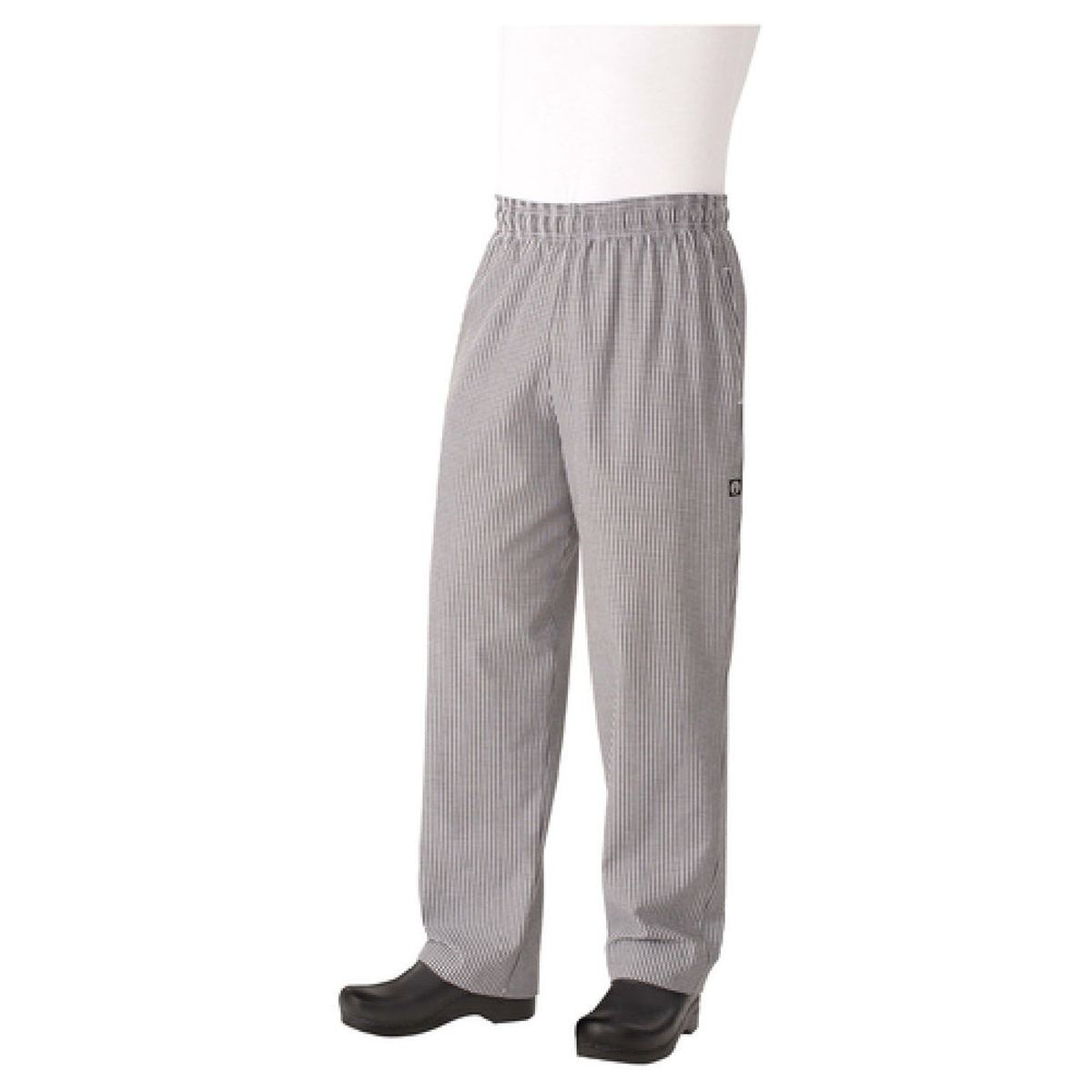 Chef Works Essential Baggy Pants in small check pattern