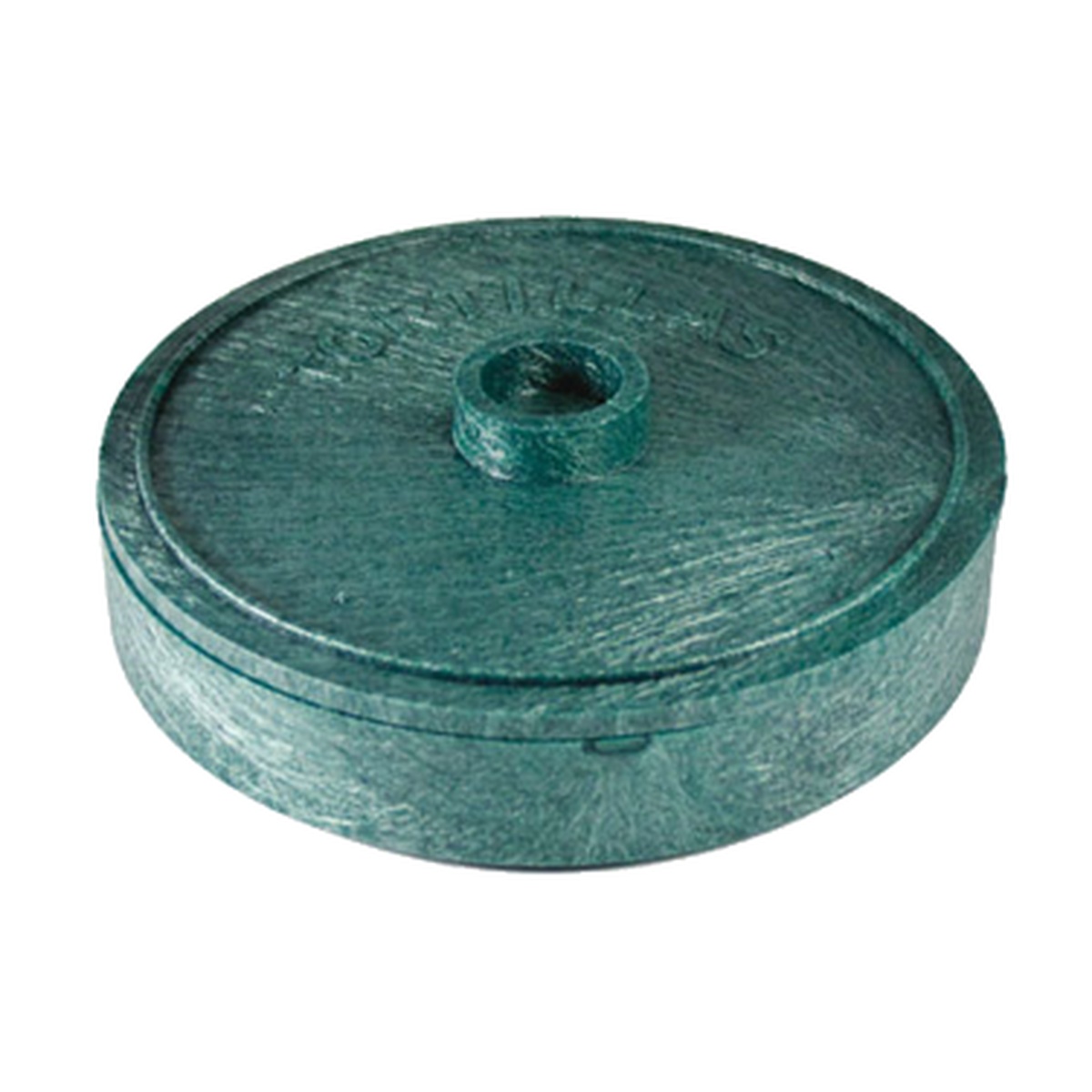 HS Inc. NHS1000-J jalapeno green polyethylene tortilla server, round lidded design, 7-inch diameter