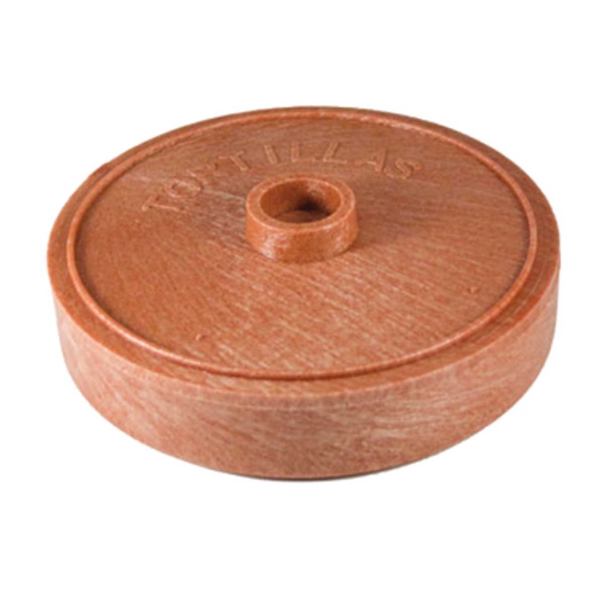 HS Inc. NHS1000-PK paprika polyethylene tortilla server with embossed lid and base