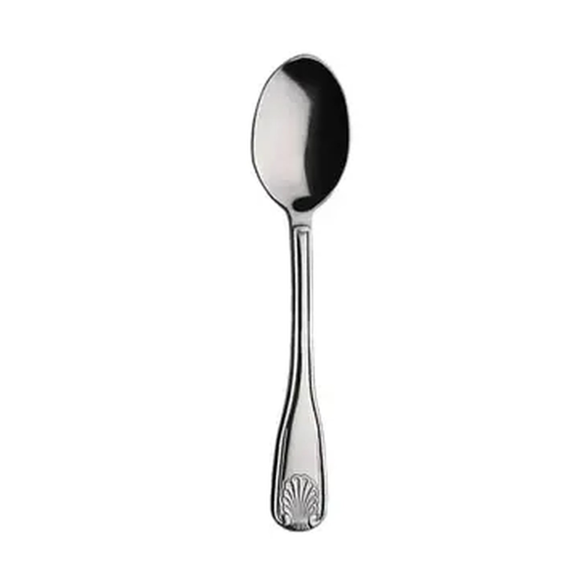 Libertyware OCN8 Oceans A.D. Spoon with shell motif handle and mirror polish finish