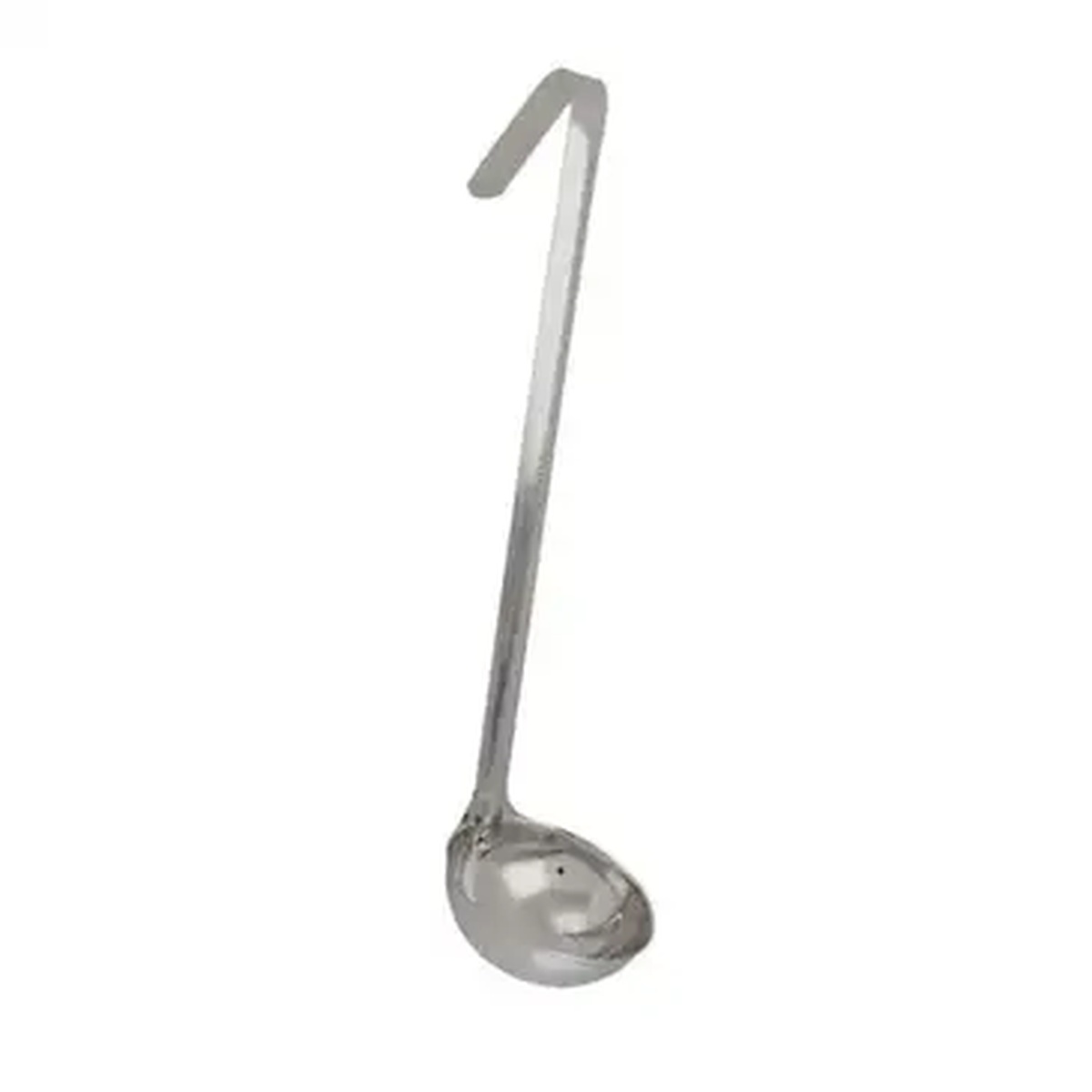 Libertyware OPL05 5 oz stainless steel serving ladle with hanging hook and long handle