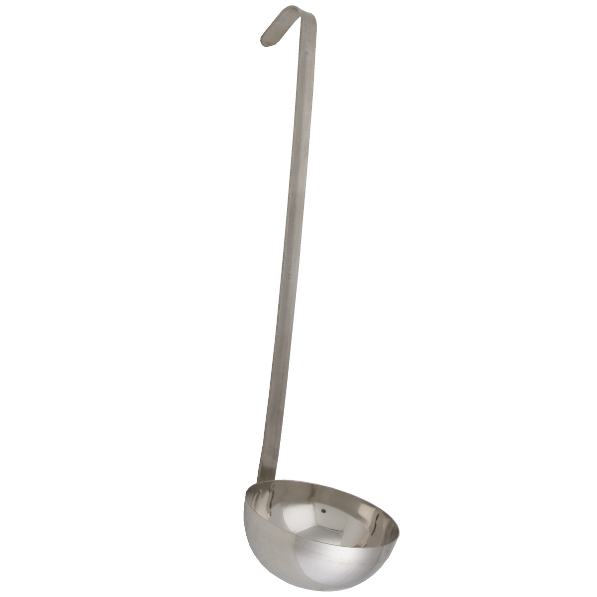 Libertyware OPL08 stainless steel 8 oz. one-piece ladle with hook handle