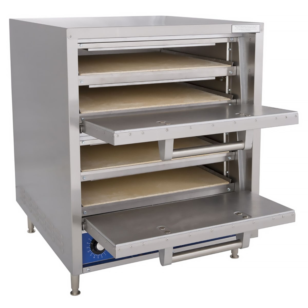 Bakers Pride P44-BL countertop double-deck electric oven with brick-lined decks