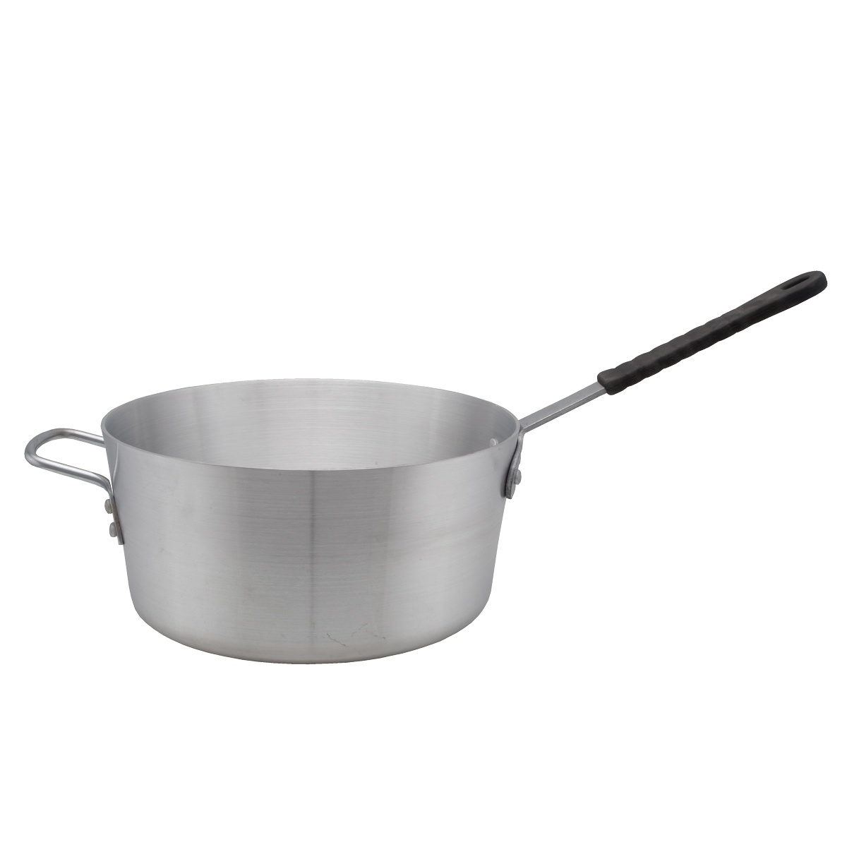 Libertyware 10.25 Quart Aluminum Sauce Pan with Silicone Handle and Helper Handle