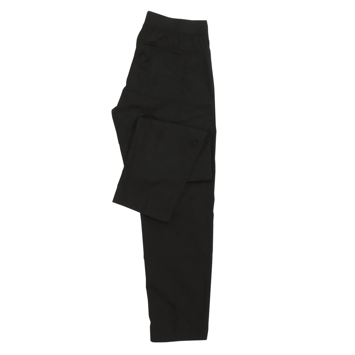 Chef Works black slim chef pants flat lay