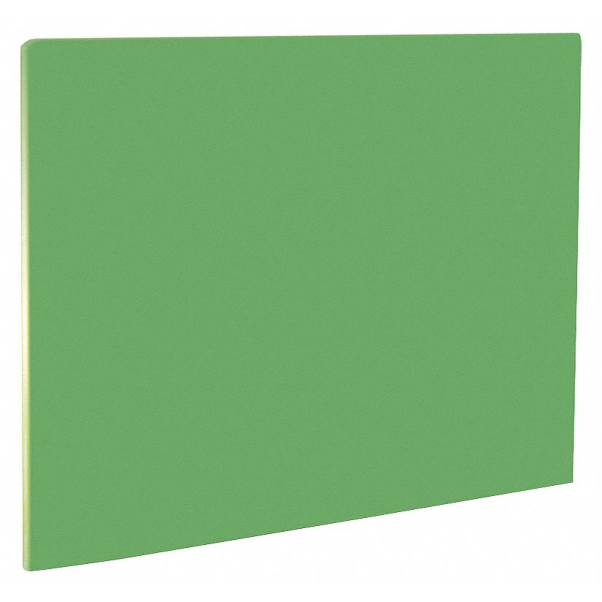 Crestware PCB1520G green polyethylene cutting board, rectangular, 15 x 20 x 1/2 inch