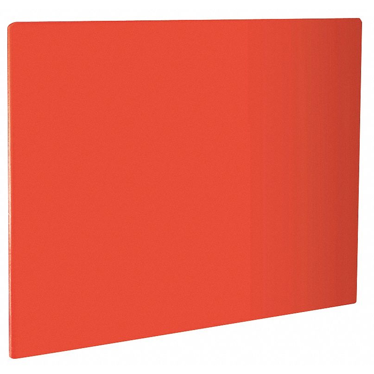 Crestware PCB1520R red polyethylene cutting board, 15 x 20 x 0.5 inch, shown on white background